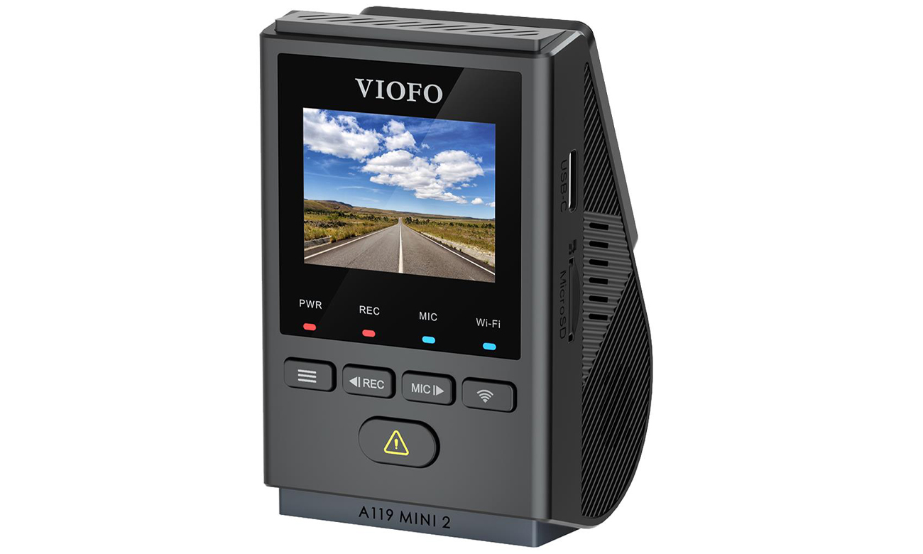 Autokamera Viofo A119 MINI 2 - Blick von vorne seitlich