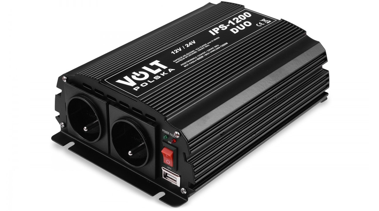 Przetwornica napięcia VOLT IPS 1200 DUO 12/24V/230V (600/1200W)