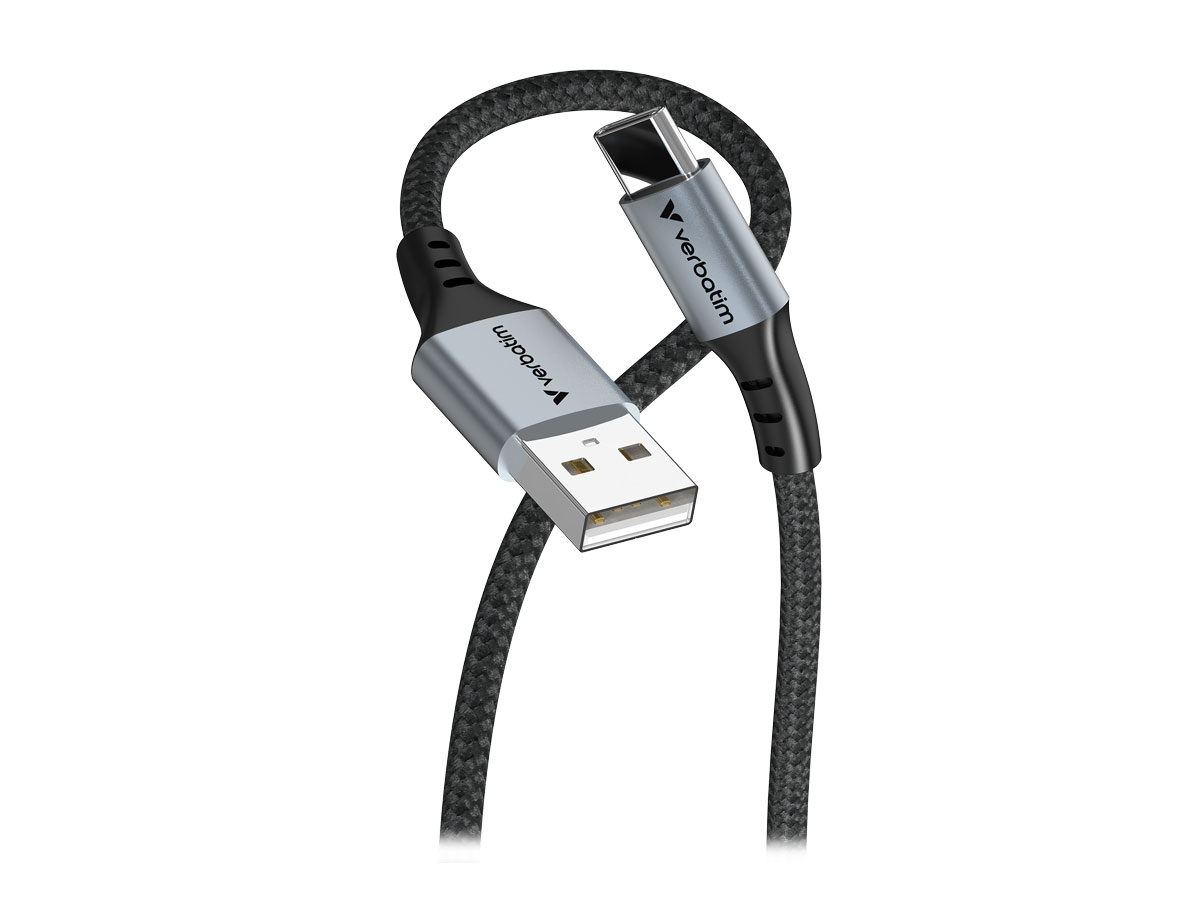 Verbatim Sync & Charge USB-A zu USB-C 18W 120 cm Anschlüsse