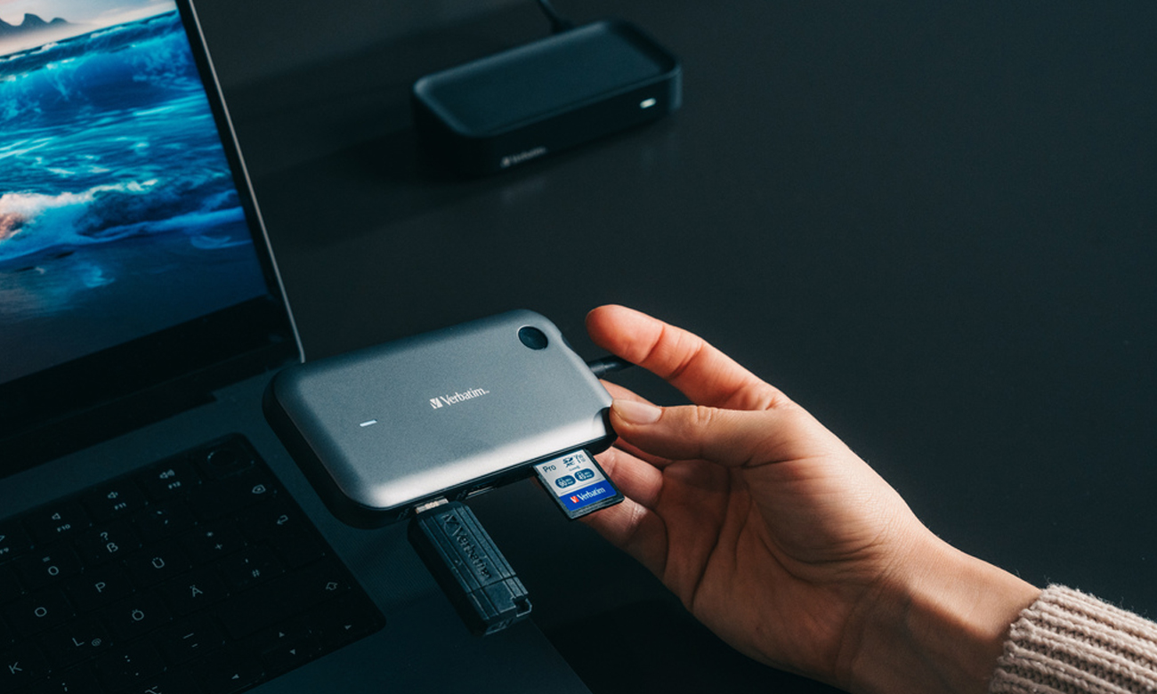 Verbatim USB-C Share My Screen Geräte anschließen