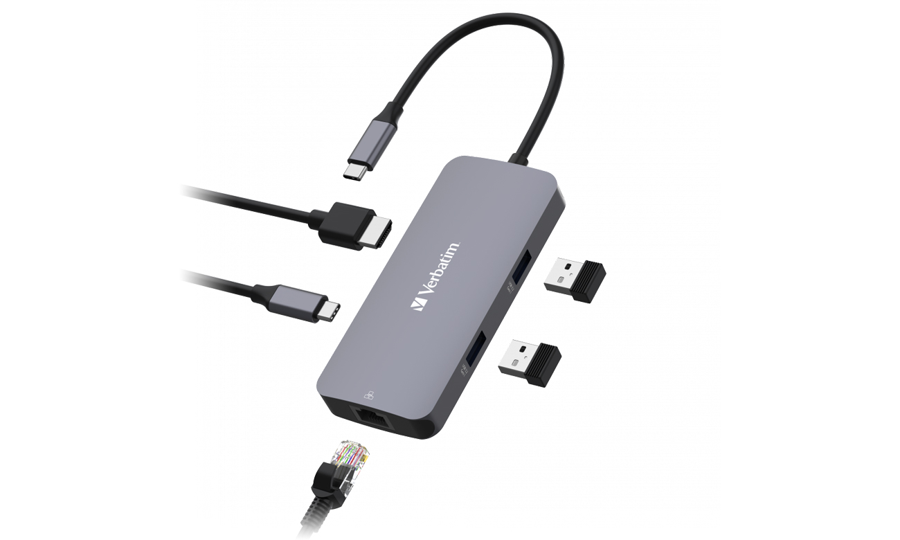 Verbatim USB-C Pro 5 Port Multiport Hub