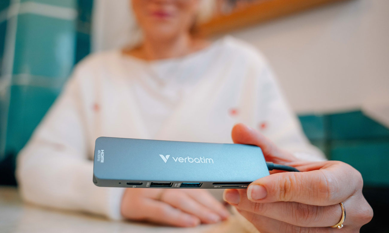 Verbatim USB-C Essentials Multiport Hub 6 Port mit Kartenleser