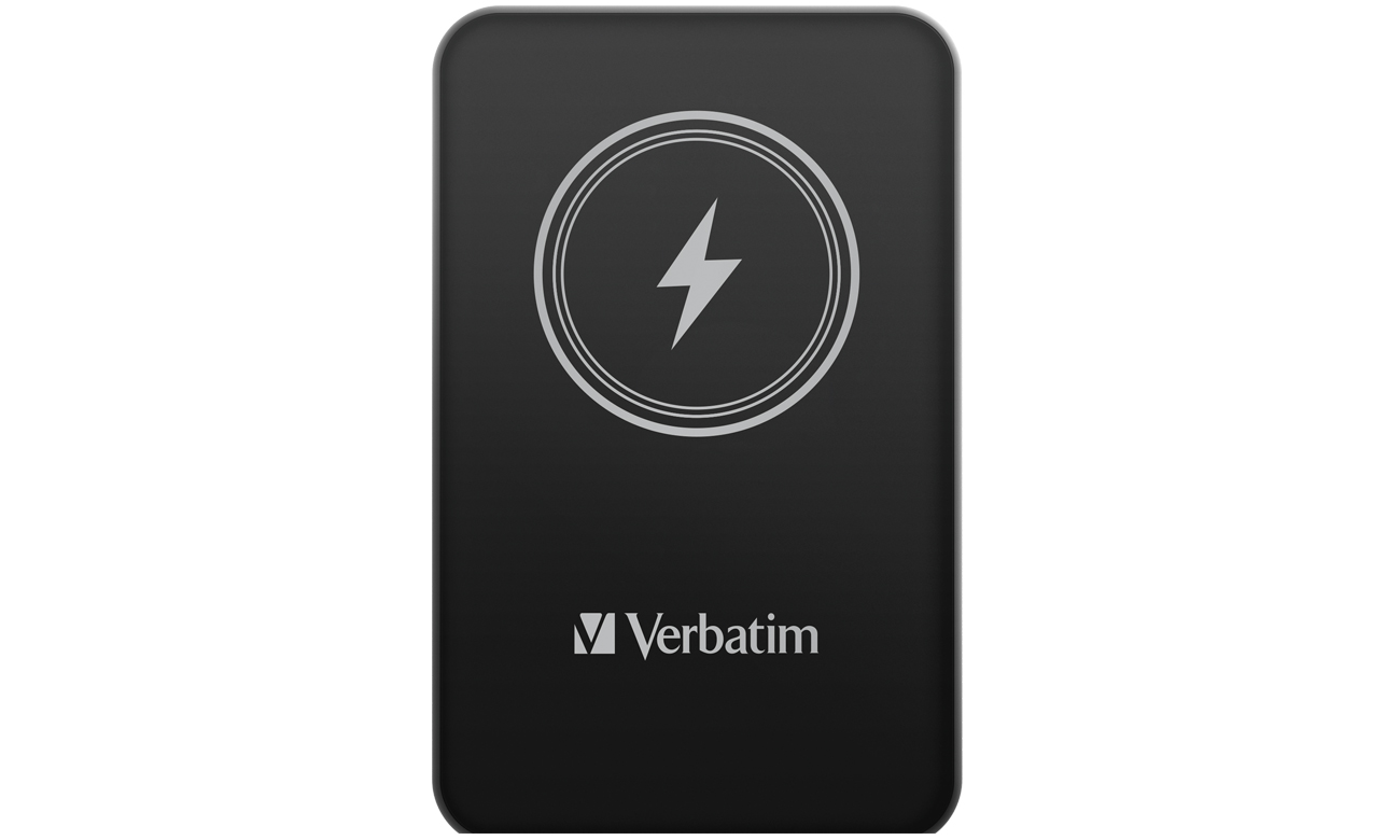 Verbatim Charge 'n' Go Magnetic Wireless Power Bank 5000mAh czarny