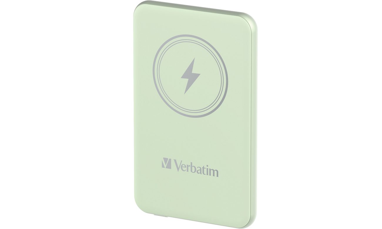 Verbatim Charge 'n' Go Magnetic Wireless Power Bank 5000mAh grün
