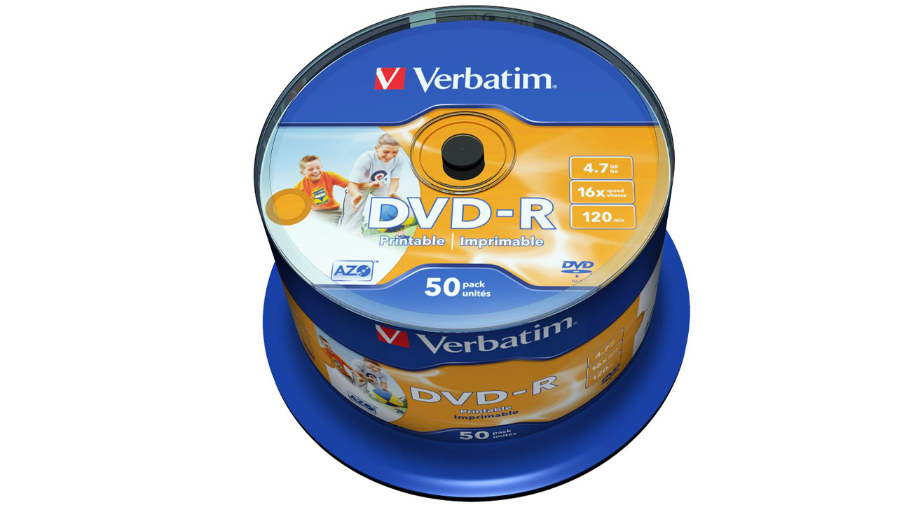 Płyta DVD-R Verbatim wygląd