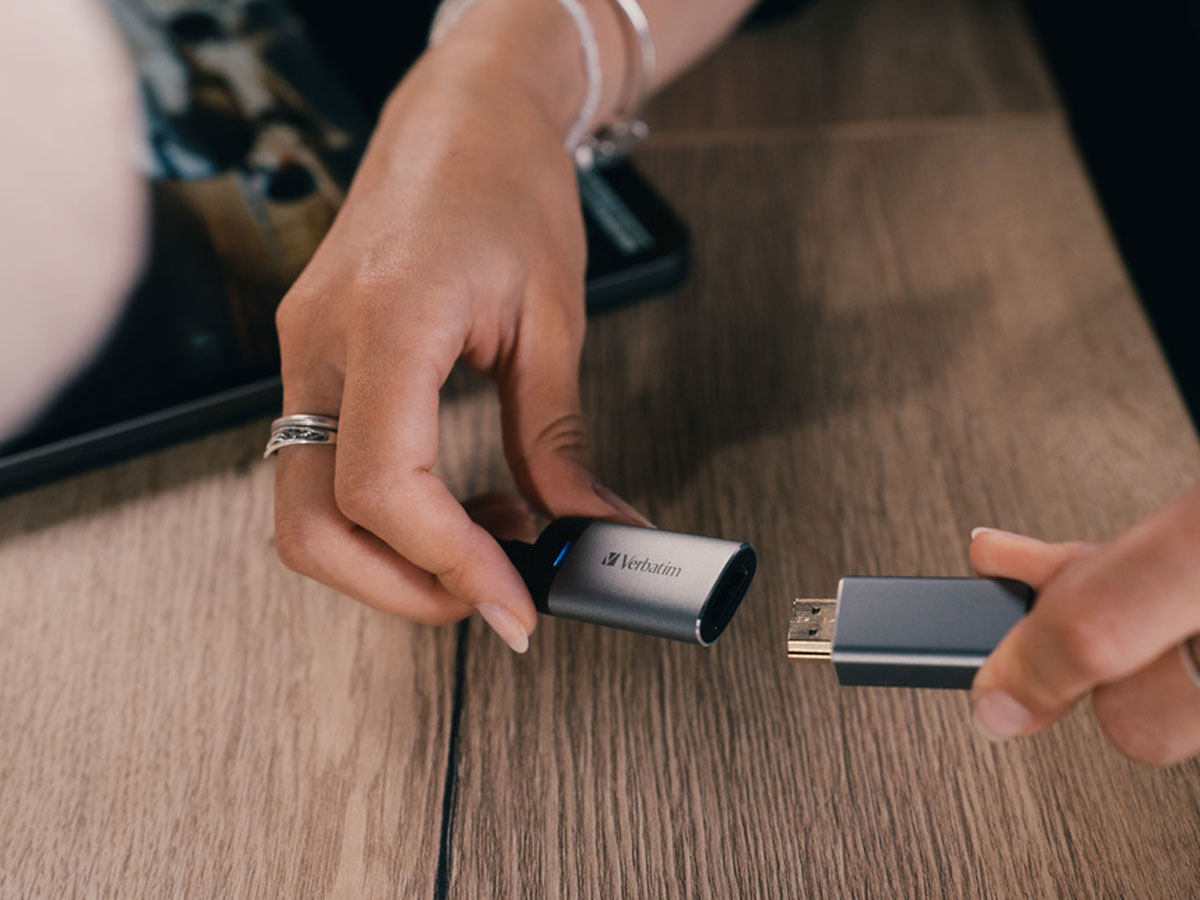 Verbatim USB-C Z HDMI 4K ADAPTER - USB 3.1 GEN 1 / HDMI 10cm KABEL Anschluss