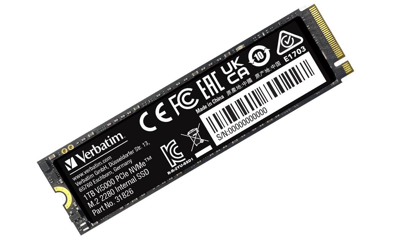 Verbatim M.2 PCIe NVMe Vi5000