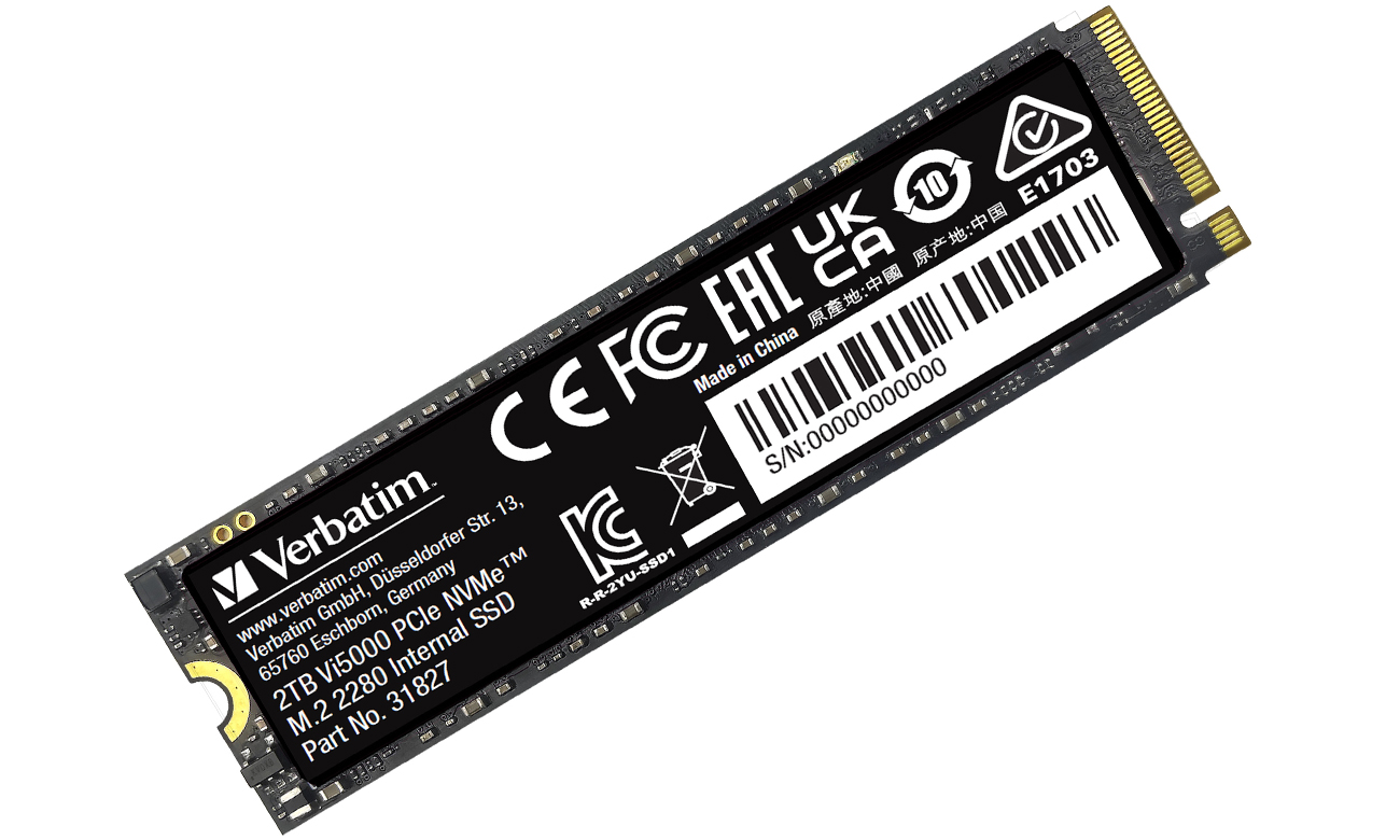 Verbatim M.2 PCIe NVMe Vi5000