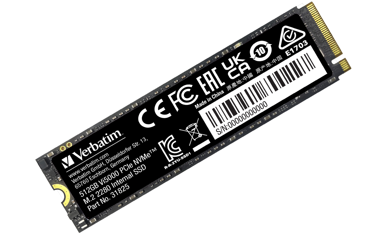 Verbatim M.2 PCIe NVMe Vi5000