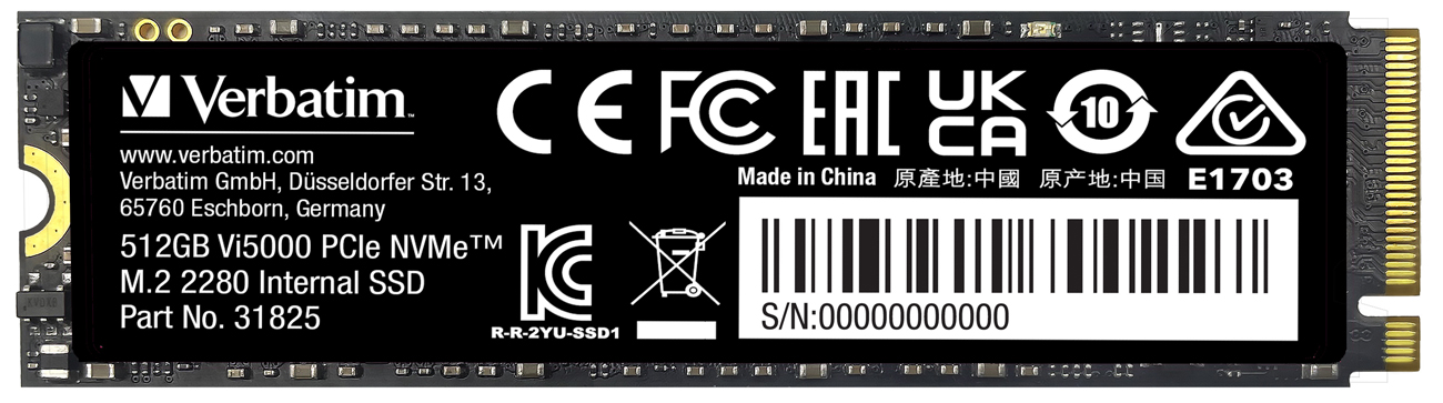 Verbatim M.2 PCIe NVMe Vi3000
