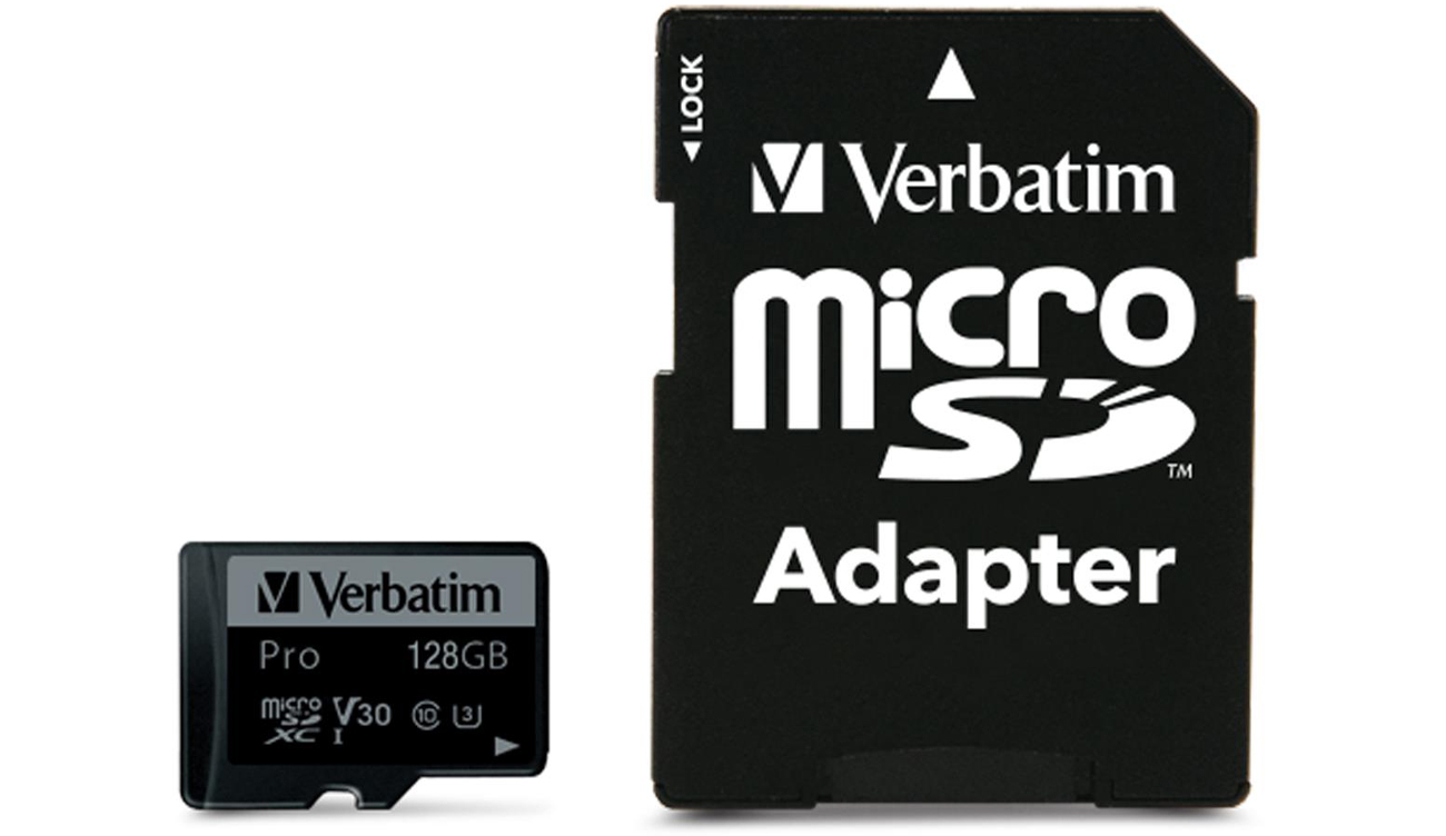 Verbatim 128GB microSDXC Pro 90MB/s Speicherkarte