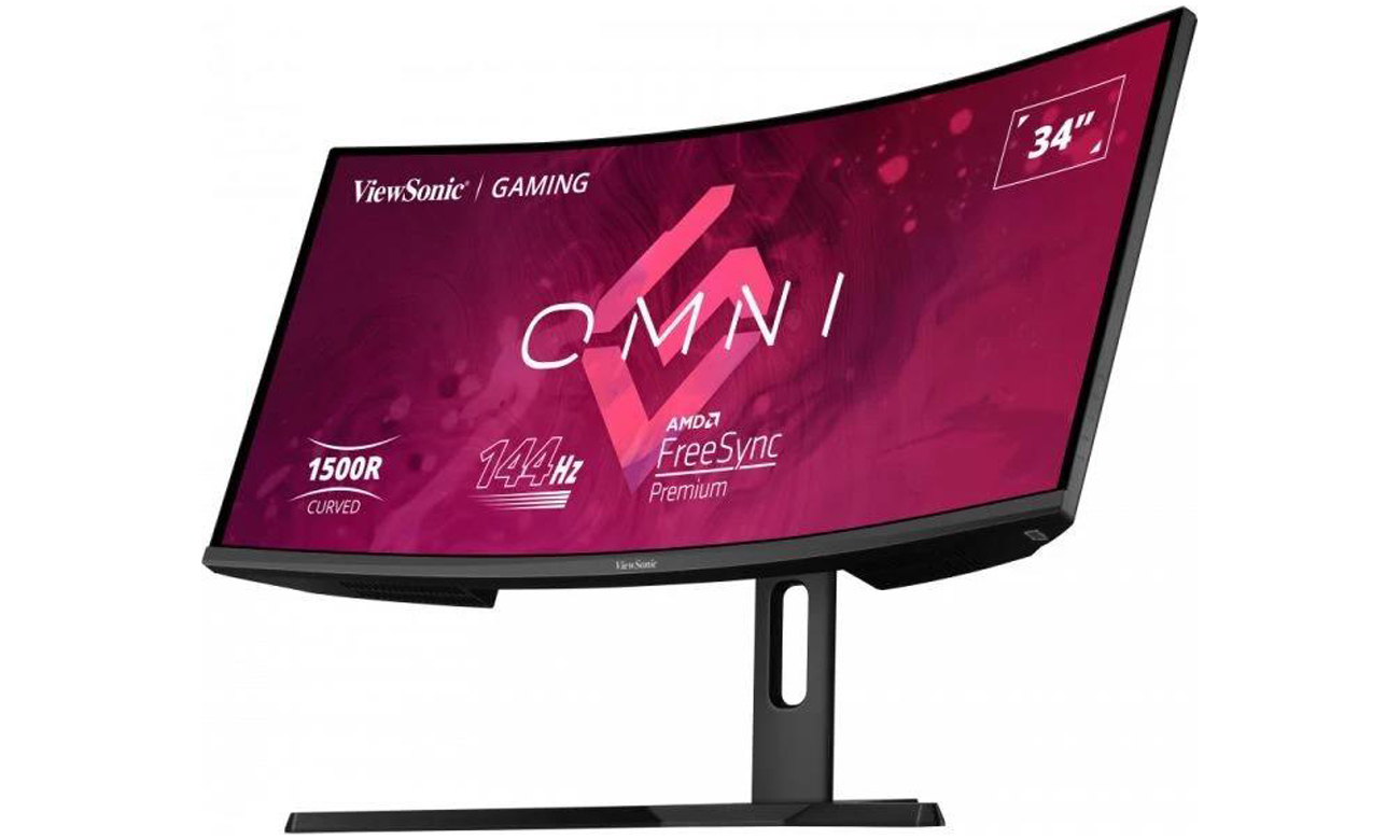 ViewSonic VX3418-2KPC Ansicht von vorne im Winkel
