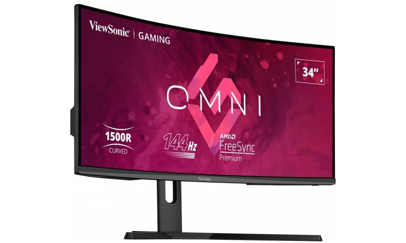 ViewSonic VX3418-2KPC Ansicht von vorne im Winkel