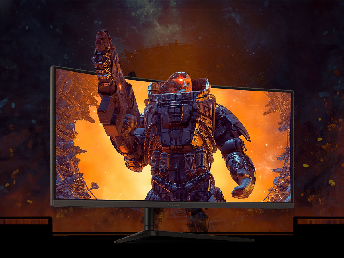 ViewSonic VX3418C-2K gebogener Bildschirm