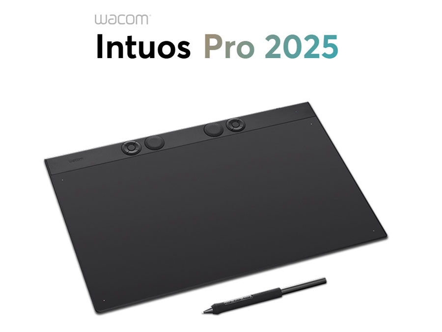 Wacom Intuos Pro Arbeitsbereich mit Stift