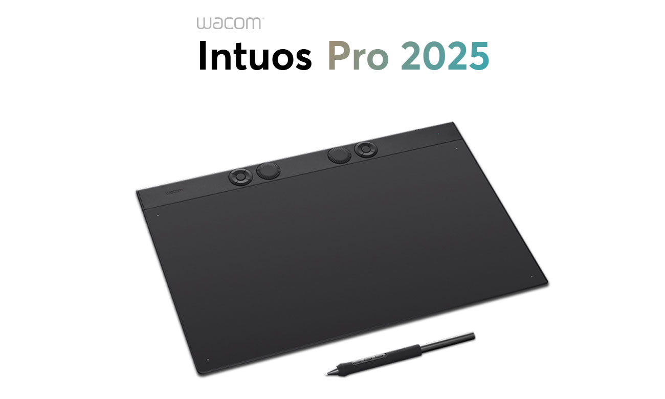 Wacom Intuos Pro Arbeitsbereich mit Stift