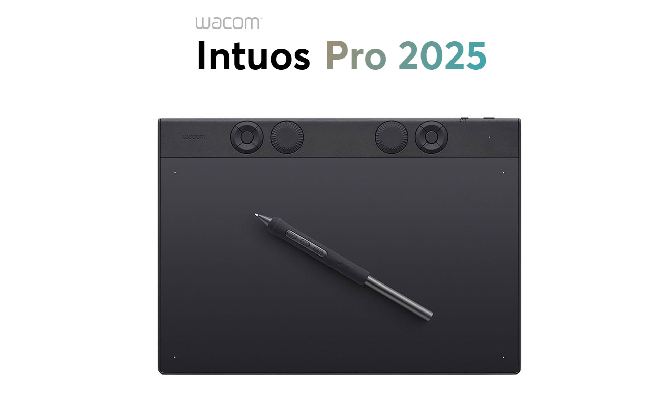 Wacom Intuos Pro Arbeitsbereich mit Stift