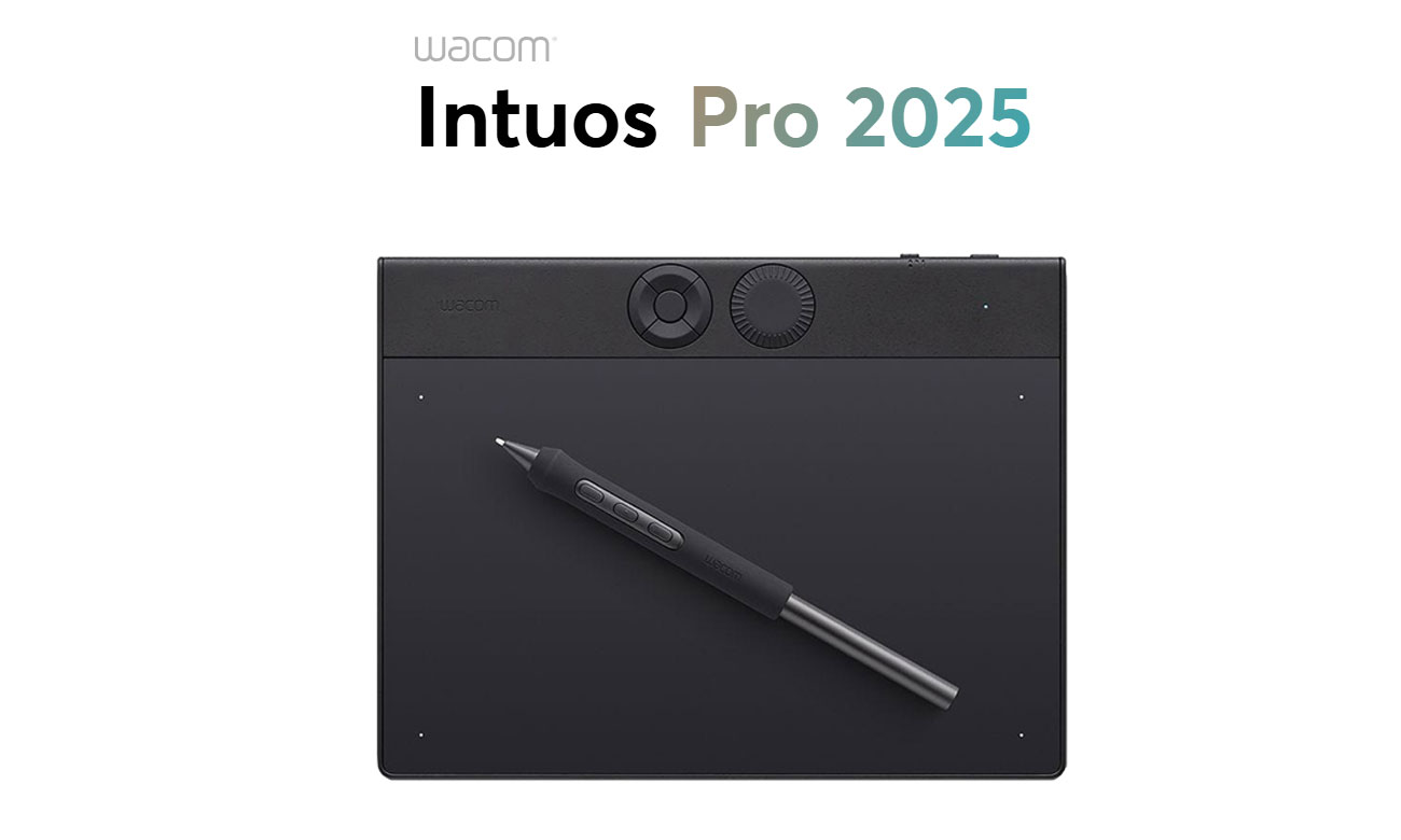Wacom Intuos Pro Arbeitsbereich mit Stift