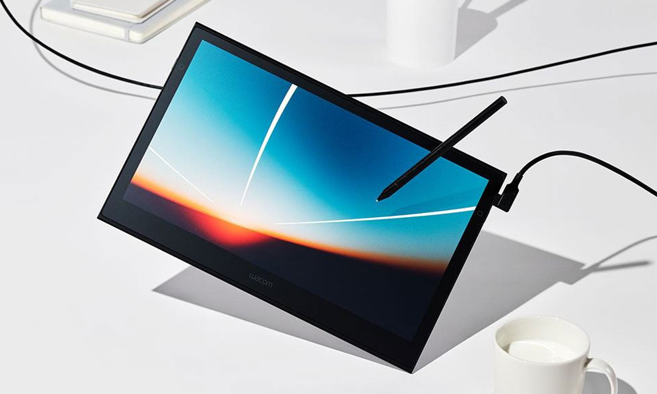 Wacom Movink 13 Bildschirm und Gehäuseseite