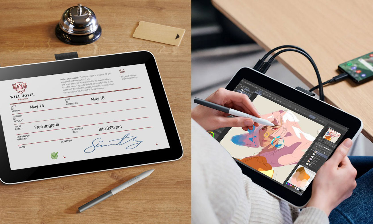 Wacom One Pen 13 Touch Bildschirm und Stift