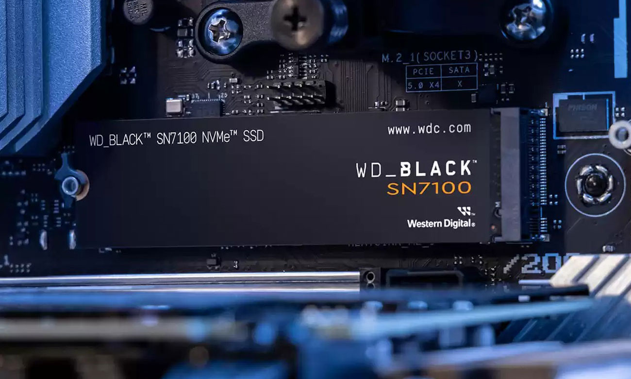 WD Black SN7100 SSD-Festplatte – Lifestyle