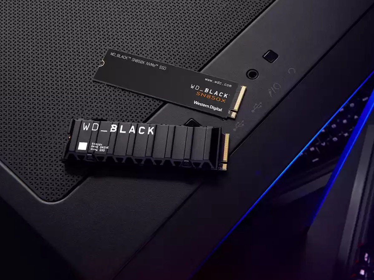 SSD M.2 NVMe WD BLACK SN850X Heatsink - Lifestyle-Grafik