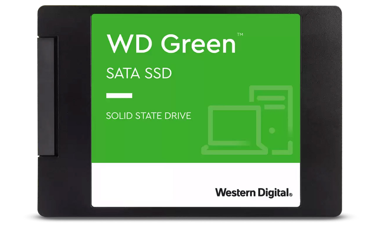 WD 240 GB 2,5'' SATA SSD Green Frontansicht