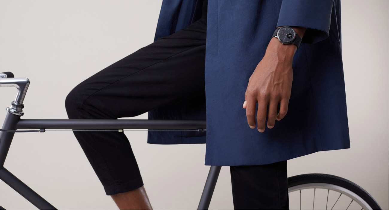 Inteligentny zegarek Withings Steel Sport HR 40 mm Biały