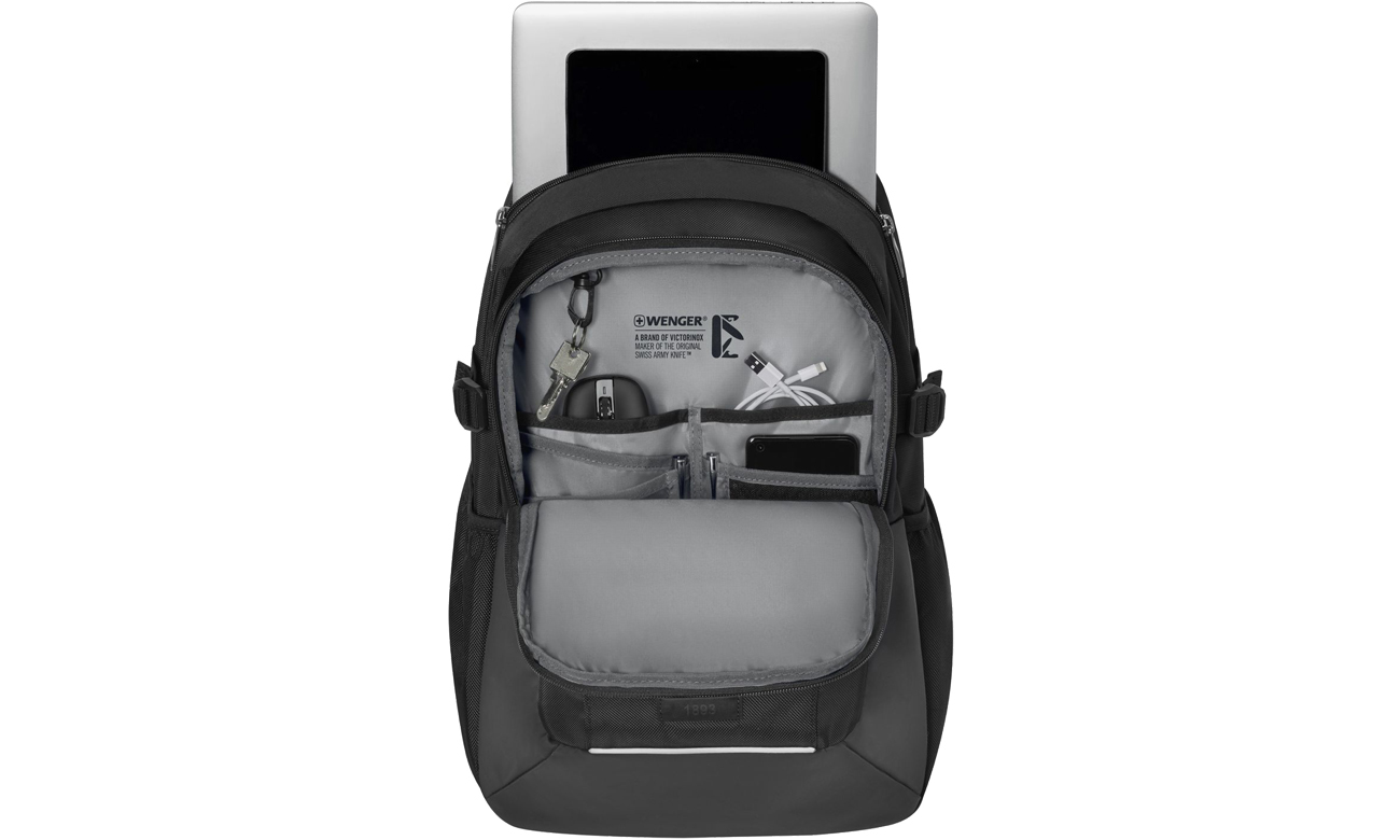 Wenger XE Ryde czarny/szary 16'' wnetrze