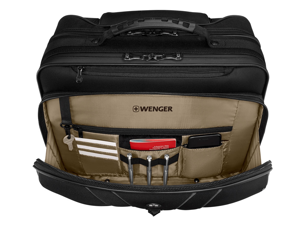 Wenger Legacy Black Series Wheeled Briefcase 15,6