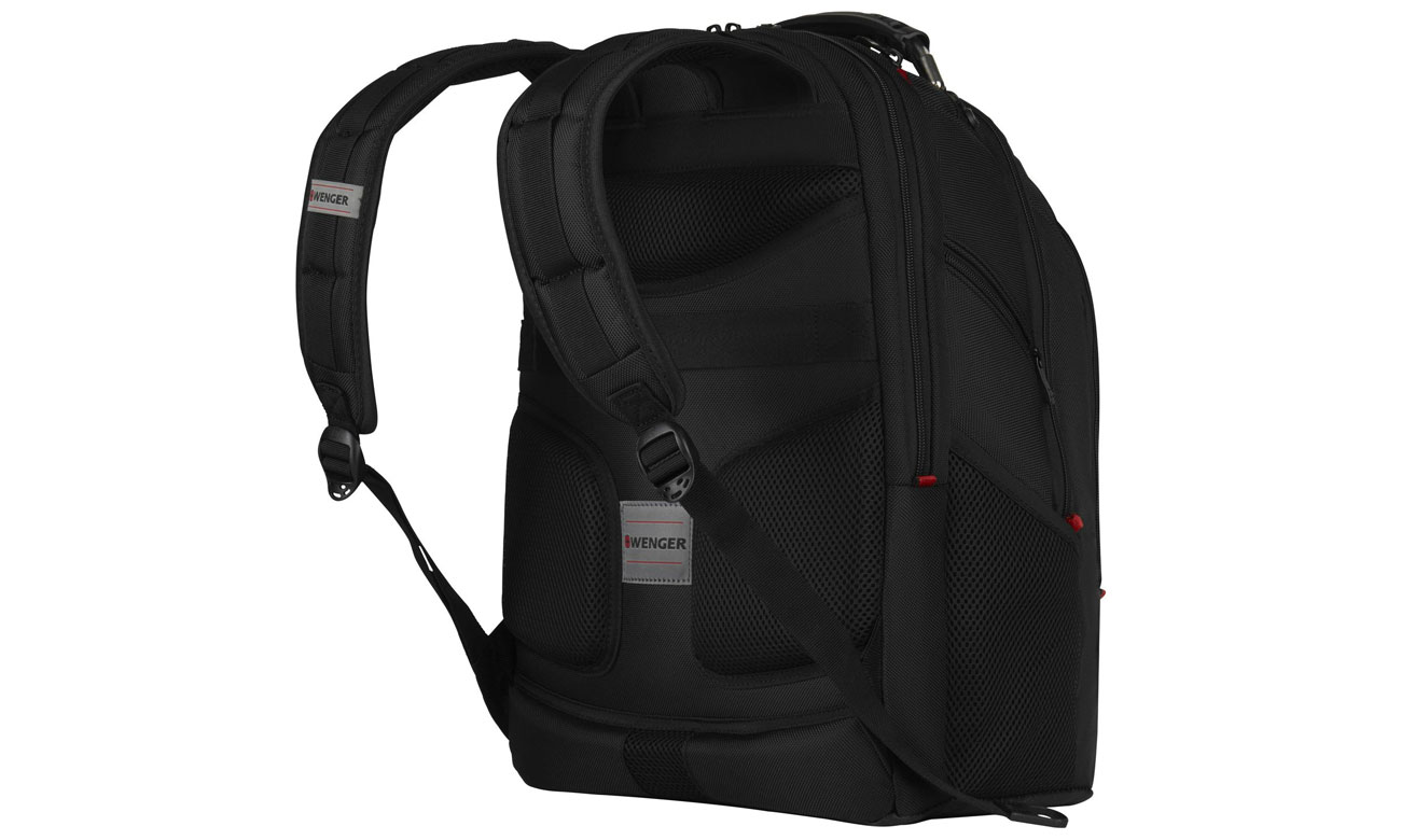 Plecak Wenger Ibex Ballistic Deluxe czarny tył