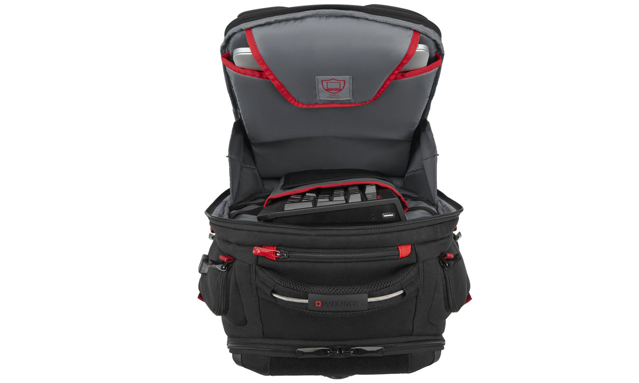 Plecak Wenger PlayerOne Gaming Backpack wnetrze