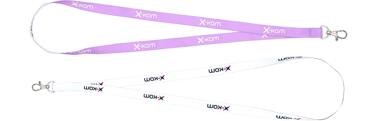 Smycz x-kom fioletowa
