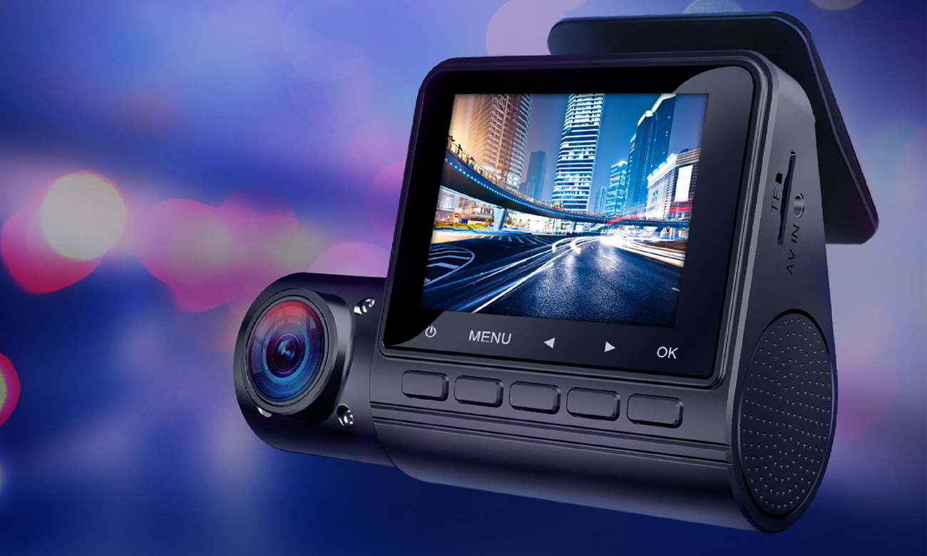 Wideorejestrator Xblitz Dual View - Widok ekranu pod kątem