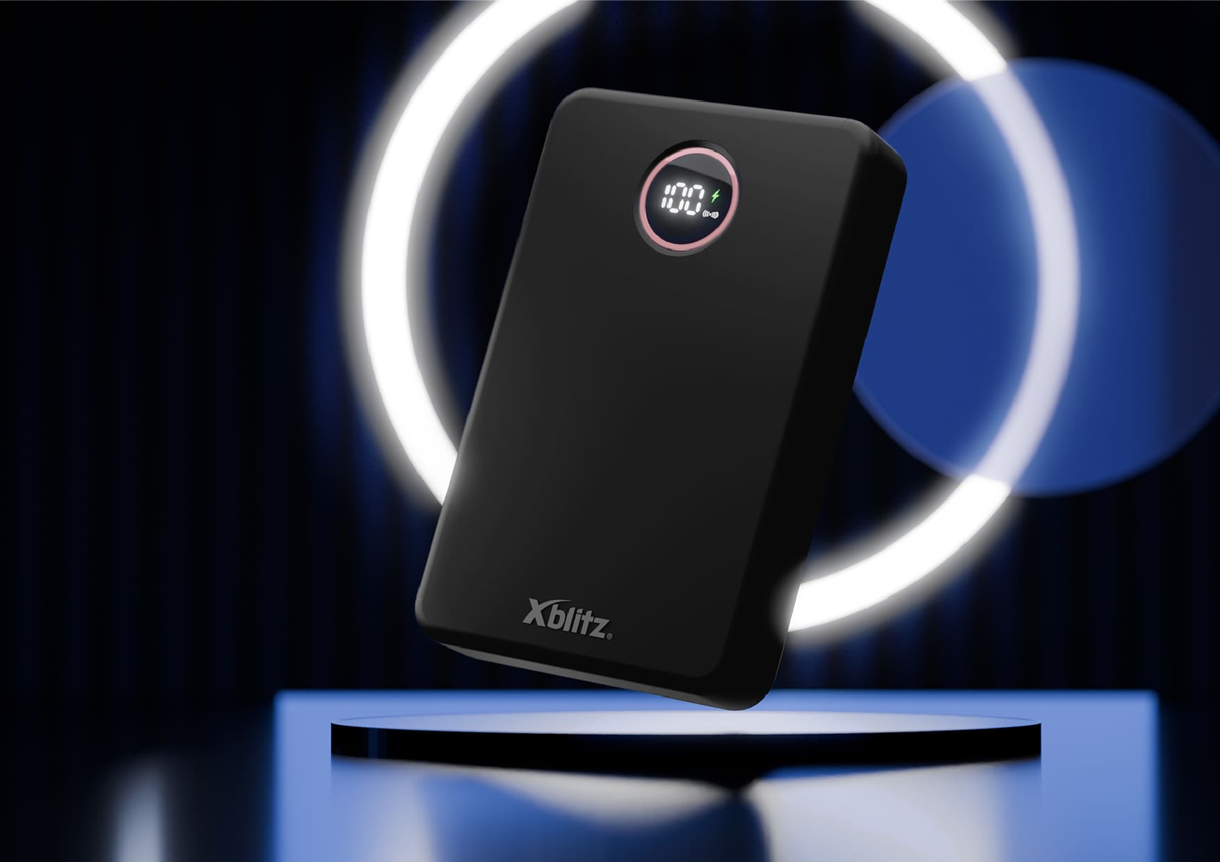 Xblitz Magboost - Kompakter Powerbank mit magnetischer Befestigung