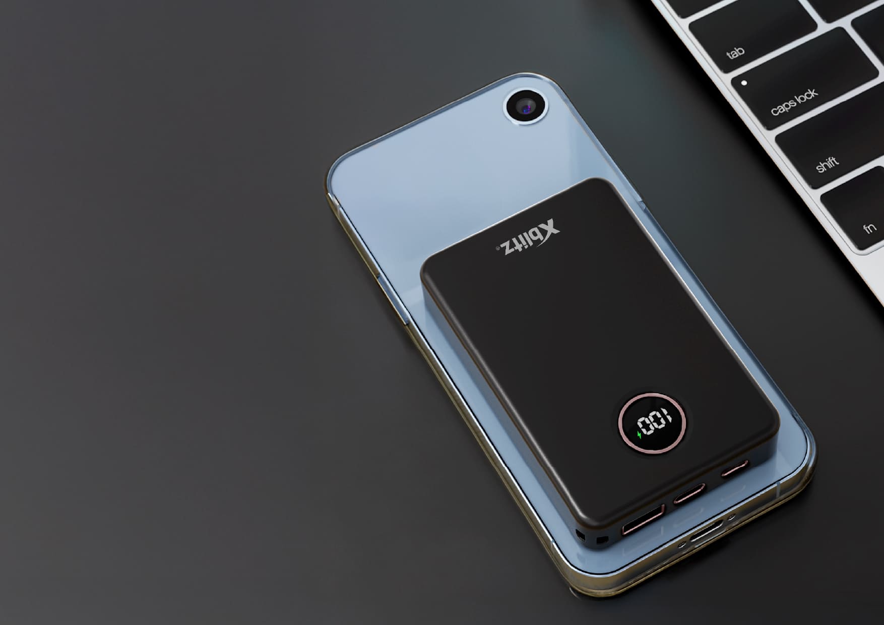 Xblitz Magboost - Kompakter Powerbank mit magnetischer Befestigung