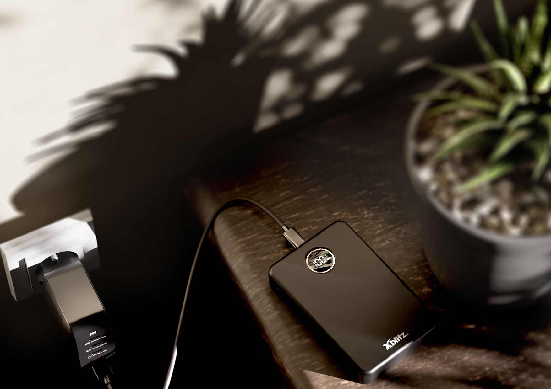 Xblitz Magboost - Kompakter Powerbank mit magnetischer Befestigung