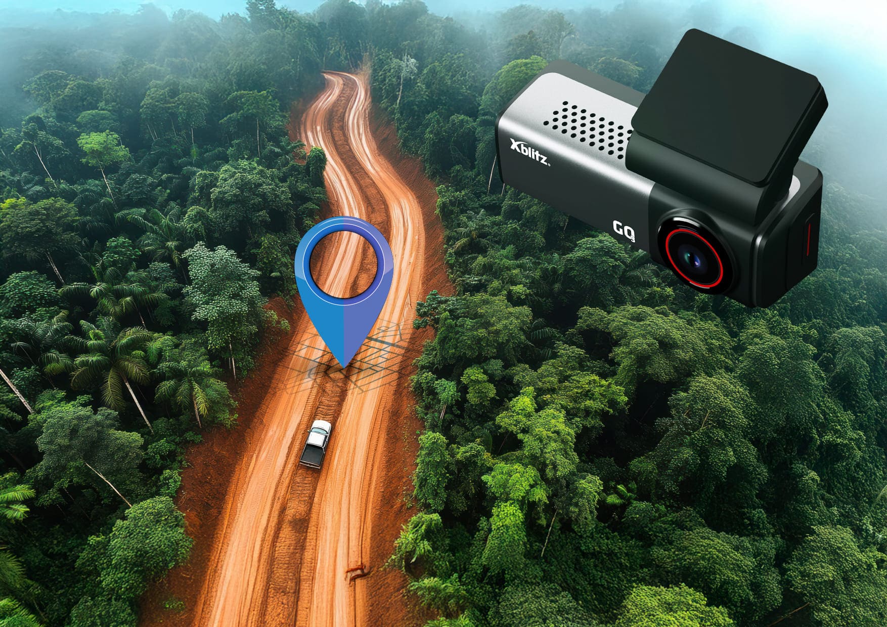 Xblitz GO3 – Dashcam UHD 4K mit GPS und WIFI
