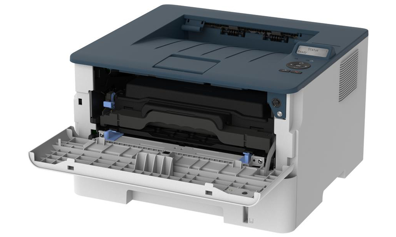 Xerox B230 Ansicht von der Seite, offene Kassette