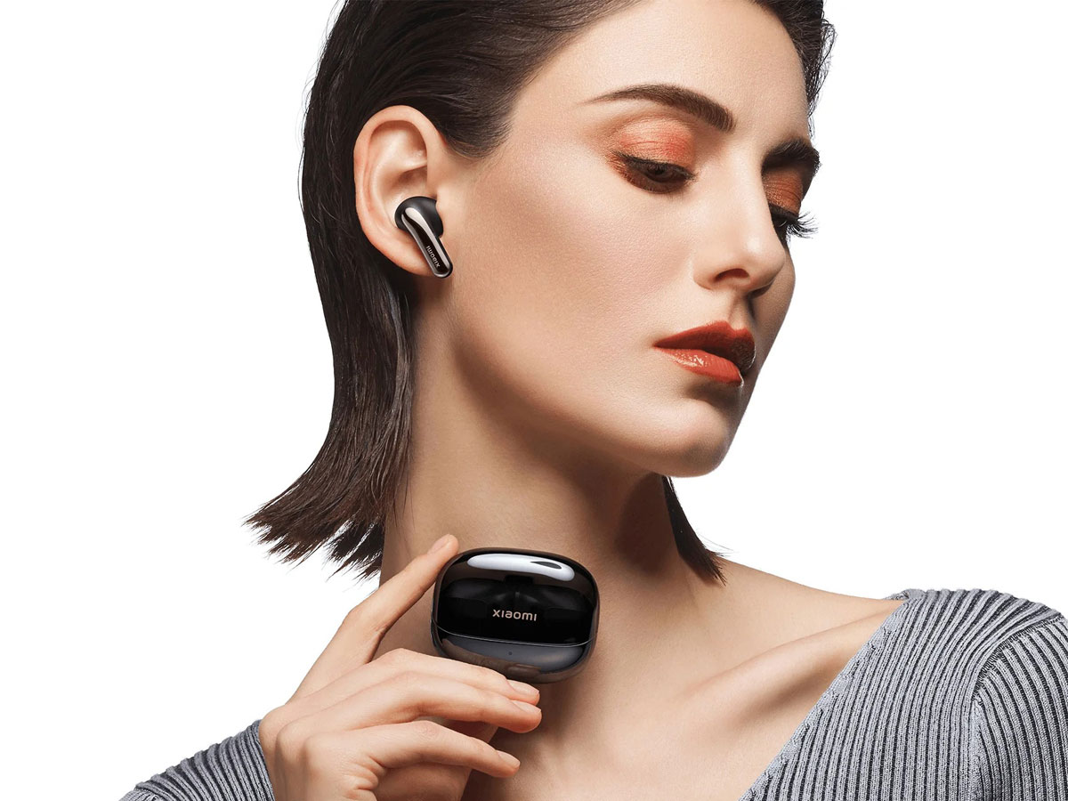 Słuchawki bezprzewodowe Xiaomi Buds 5 Pro Wi-Fi Czarne - Grafika lifestyle