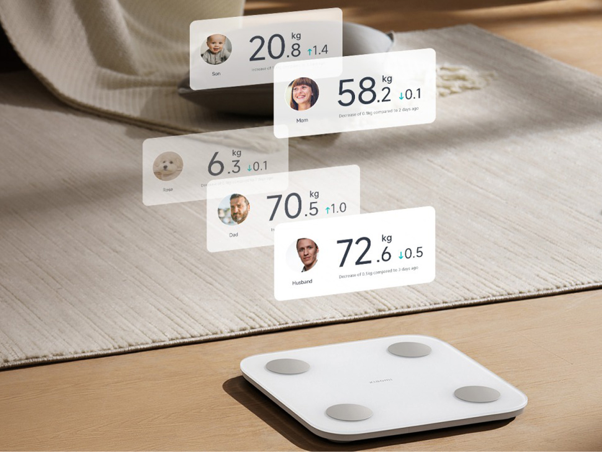 Intelligente Badezimmerwaage Xiaomi Mi Body Composition Scale S400 - Lifestyle-Grafik