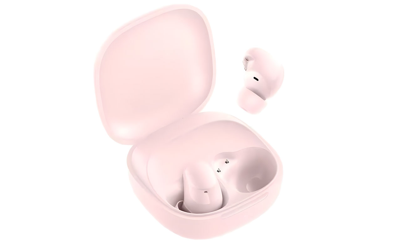 Xiaomi Redmi Buds 6 Play Rosa - Ansicht von vorne im Winkel