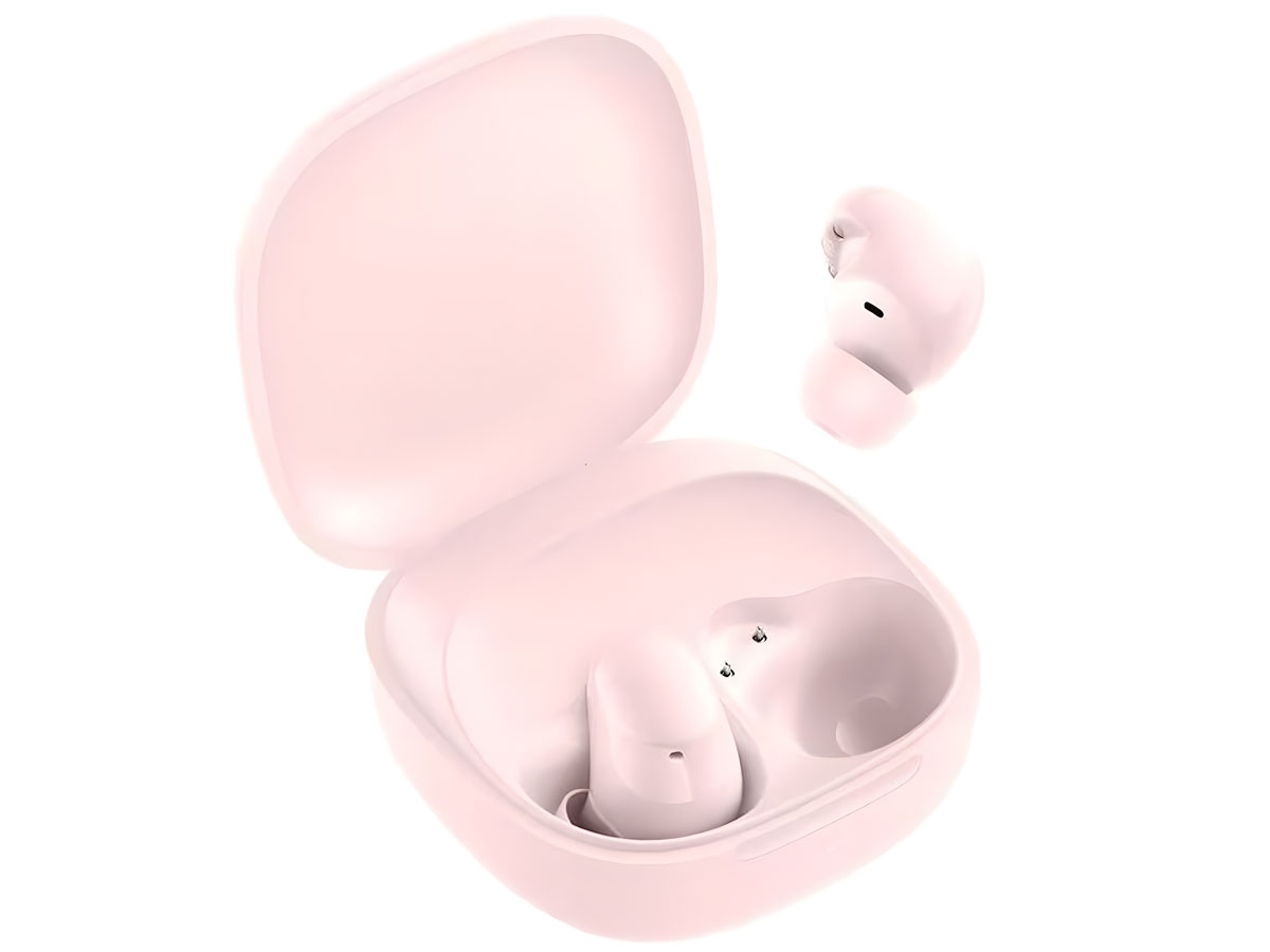 Xiaomi Redmi Buds 6 Play Rosa - Ansicht von vorne im Winkel