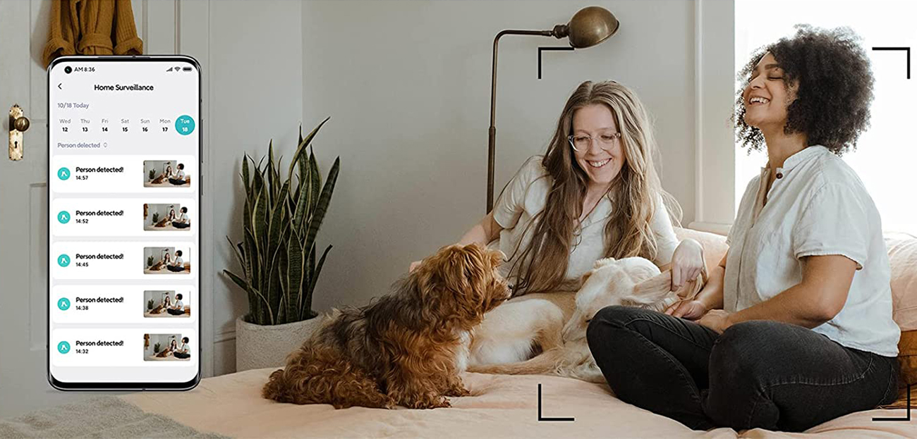 Intelligente Innenkamera Xiaomi Smart Camera C400 - Menschliche Silhouettenerkennung und Nachtsicht