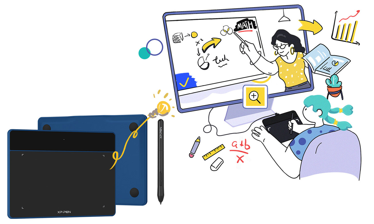 Tablet graficzny XP-Pen Deco Fun XS Carmine Red