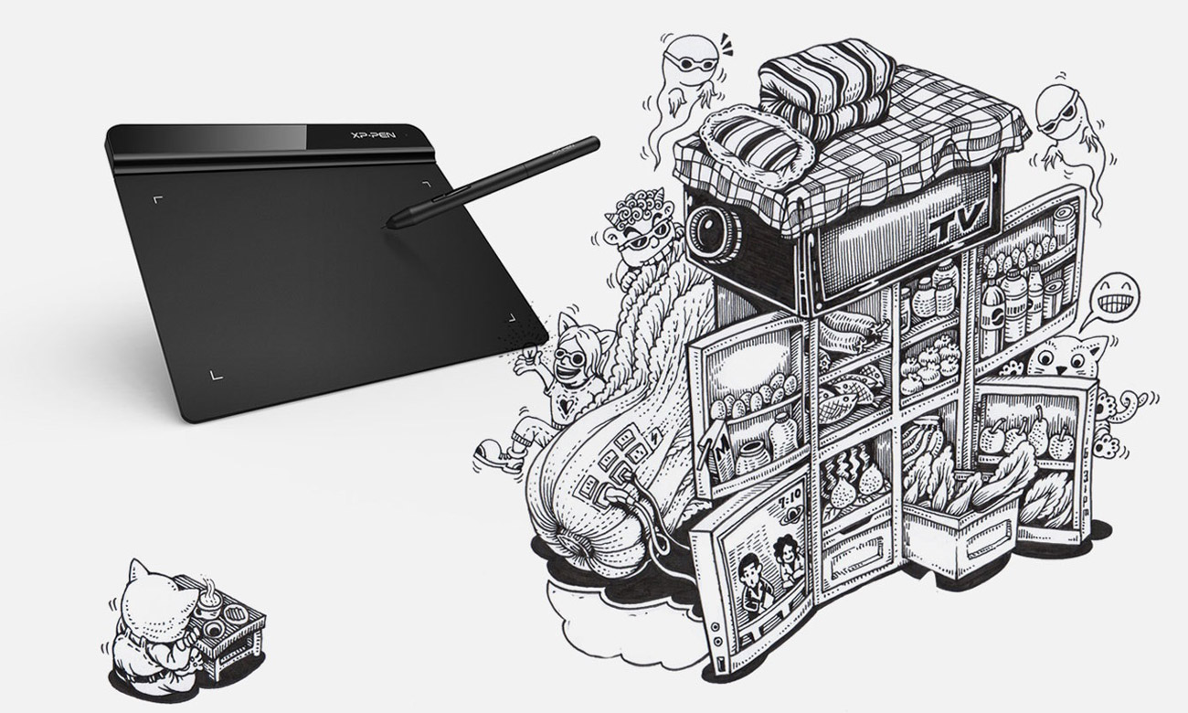 Hohe Empfindlichkeit und batteriefreier Stift