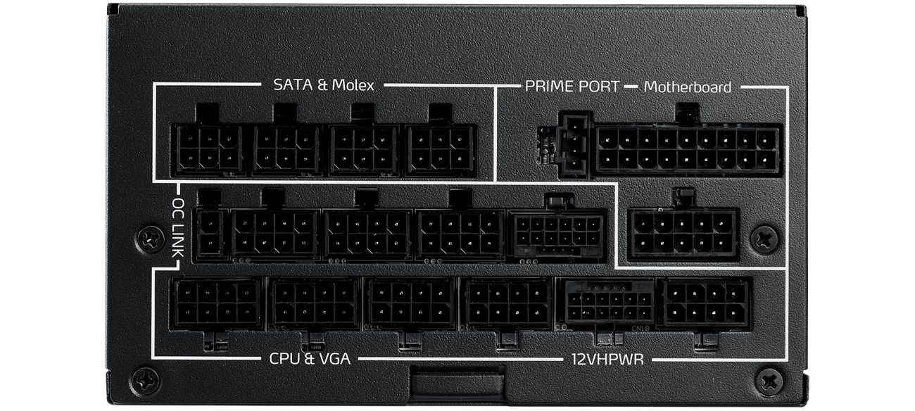 XPG Fusion 1600W ATX 3.0 okablowanie