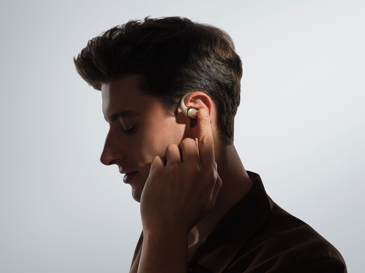 Drahtlose Xiaomi OpenWear Stereo Pro Sand Gold Kopfhörer - Lifestyle-Grafik