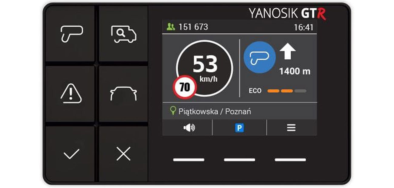 Antiradar Yanosik GTR