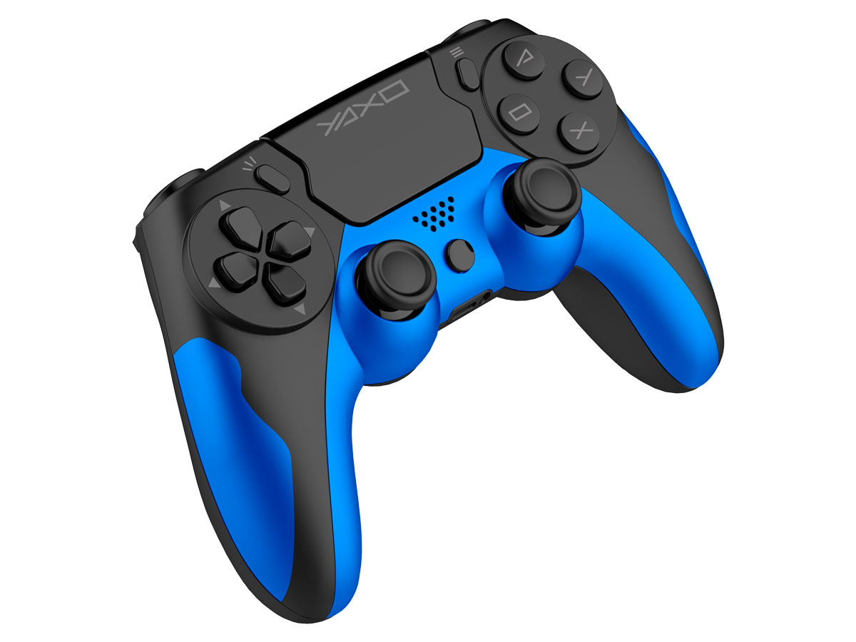 YAXO HORNET FURY Hydro Blue Controller - Vorderansicht schräg